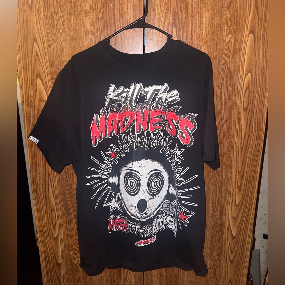 Black Graphic Tee - Kill The Madness